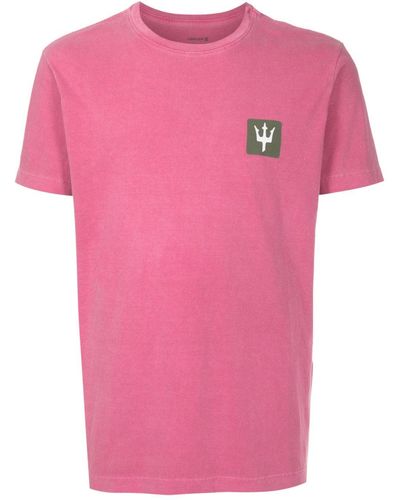 Osklen T-shirt en coton à imprimé graphique - Rose