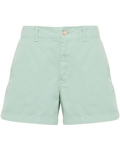 Polo Ralph Lauren Logo-embroidered Cotton Shorts - Green