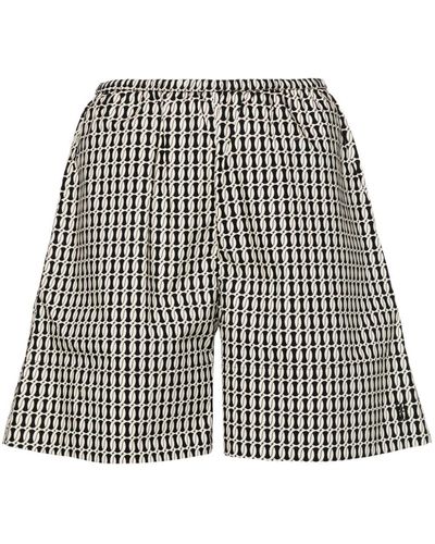 By Malene Birger Siona Graphic-print Shorts - Black