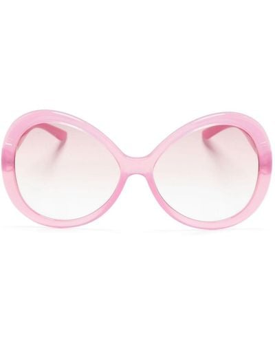 Dolce & Gabbana Oversized-frame Tinted Sunglasses - Pink