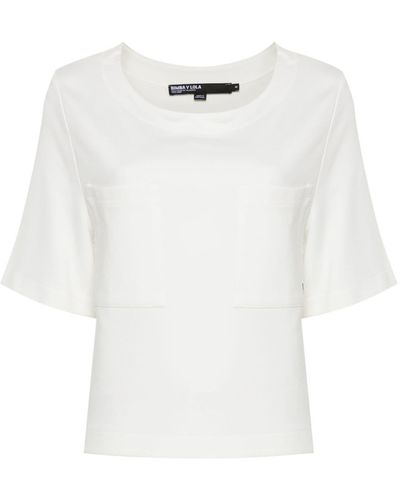 Bimba Y Lola Chest-pocket T-shirt - White