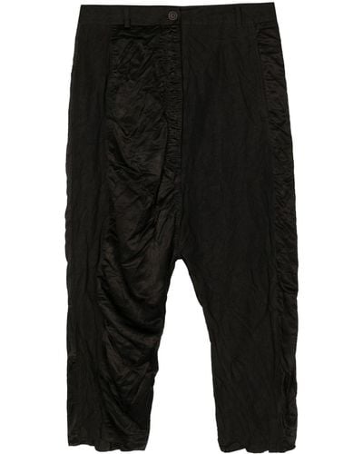 Rundholz Dip Drop-crotch Trousers - Black
