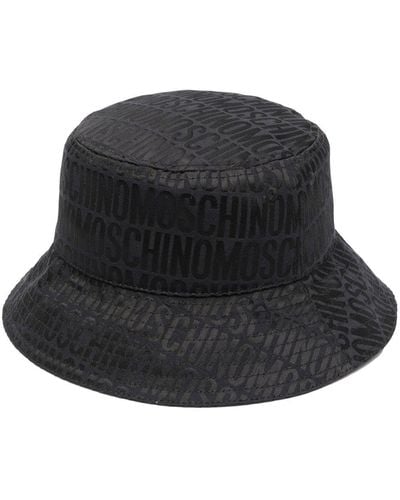 Moschino Bob à logo imprimé - Noir