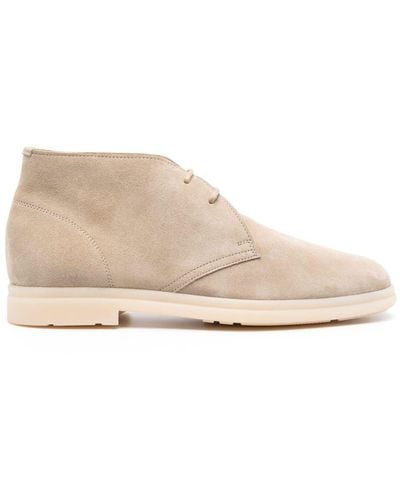 Church's Suede Lace-up Boots - Natural
