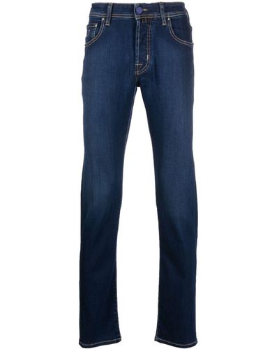 Jacob Cohen Jeans skinny con applicazione - Blu
