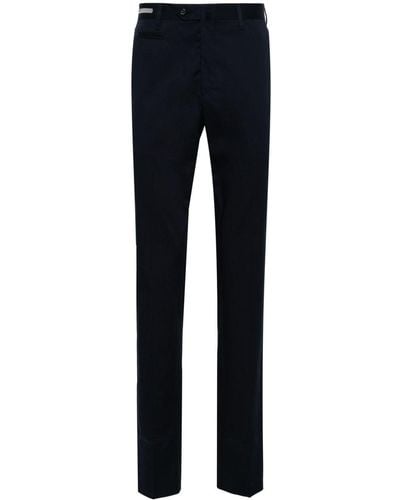 Corneliani Slim-fit Cotton Trousers - Blue