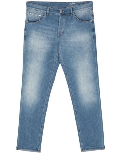 PT Torino Jeans Met Toelopende Pijpen - Blauw