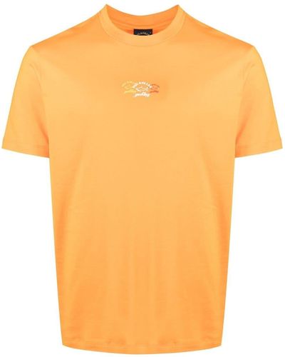 Paul & Shark ロゴ Tシャツ - オレンジ