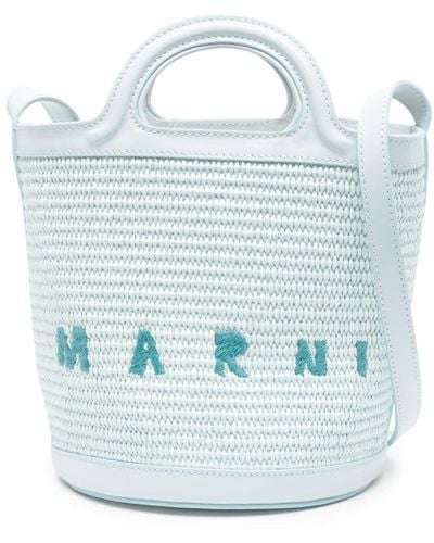 Marni Mini Tropicalia Bucket Bag - Blue