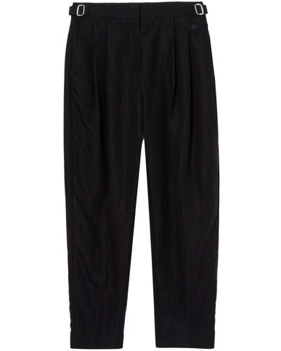 3.1 Phillip Lim Pantalones ajustados con pinzas dobles - Negro