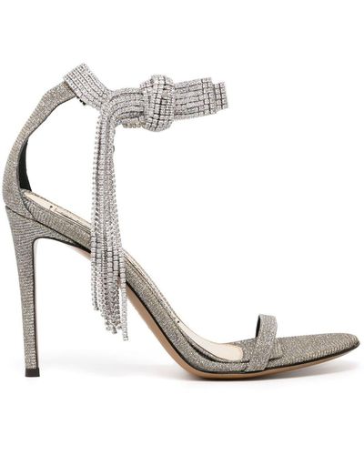 Alexandre Vauthier Diana 105mm Sandals - Metallic