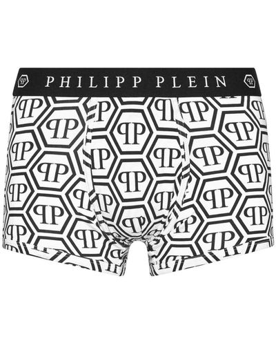 Philipp Plein モノグラム ボクサーパンツ - ブラック