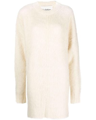Rodebjer Alpaca-blend Knitted Mini Dress - White