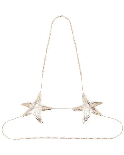 Cult Gaia Uheri Starfish Boby Chain - White