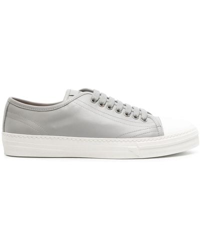 SCAROSSO Ambrogio Leather Sneakers - White
