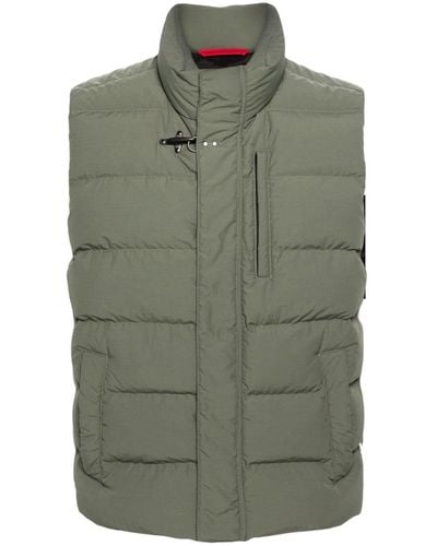 Fay High-neck Padded Gilet - Green