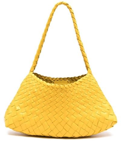 Dragon Diffusion Mini Rosanna Leather Tote Bag - Yellow