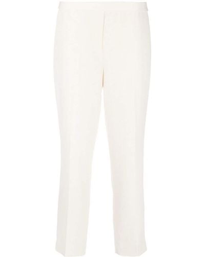 Theory Mid-rise Cropped Trousers - White