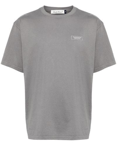 Undercover Graphic-print Cotton T-shirt - Gray