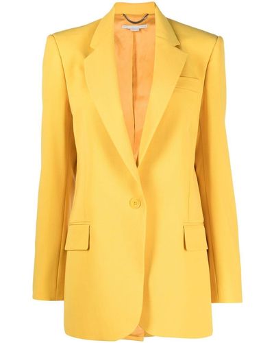 Stella McCartney Single-breasted Blazer - Yellow