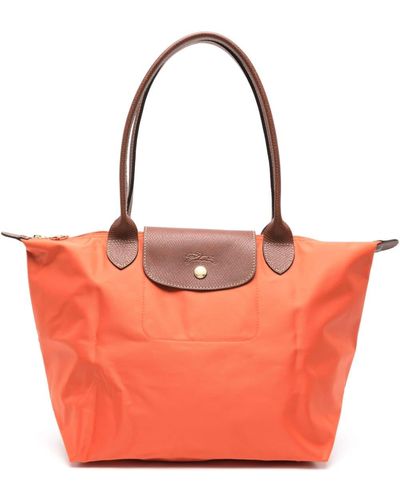 Longchamp Medium Le Pliage Original Tote Bag - Orange