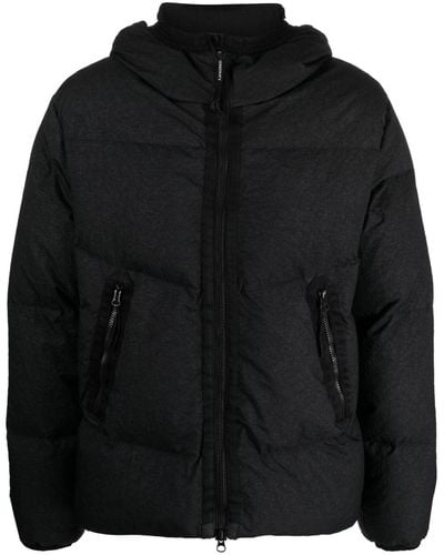 C.P. Company Co-ted Goggle Down Jacket - Black