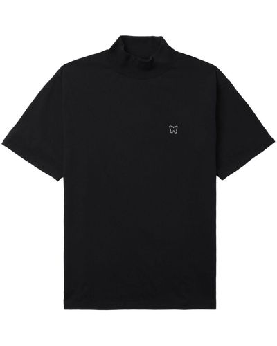 Needles Embroidered-motif T-shirt - Black
