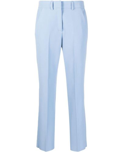 Philipp Plein Pantalon de tailleur à coupe slim - Bleu