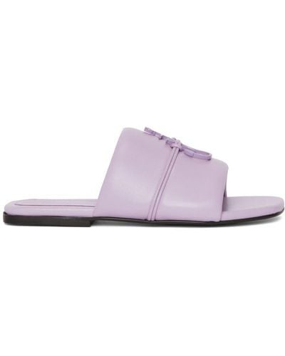 JW Anderson Anchor-logo Slide Sandals - Purple
