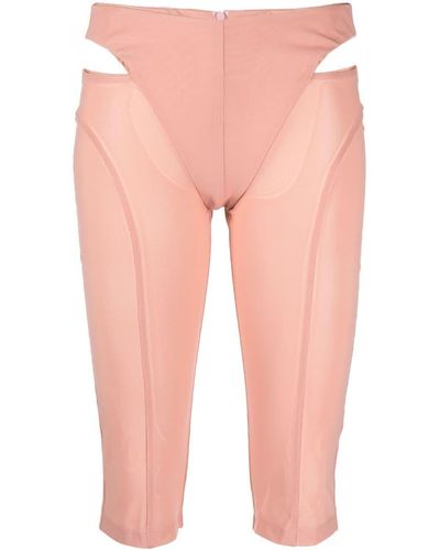 MISBHV Cut-out Cycling Shorts - Pink