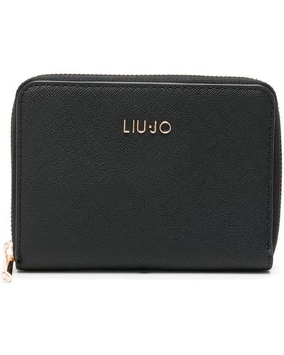Liu Jo Logo-lettering Bi-fold Wallet - Black
