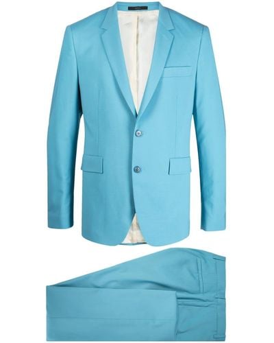 Paul Smith Costume à veste à simple boutonnage - Bleu