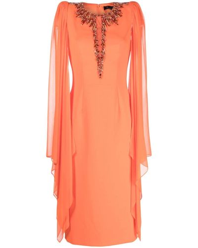 Jenny Packham Flame Lily Dress - Orange
