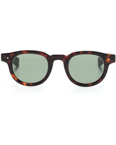 Eyevan 7285 349e Round-frame Sunglasses - Green