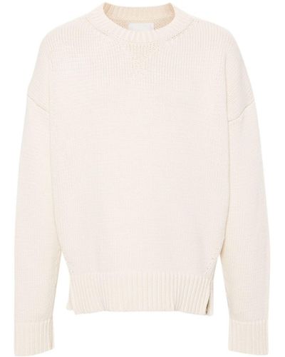 Jil Sander Plein Chunky-knit Sweater - White