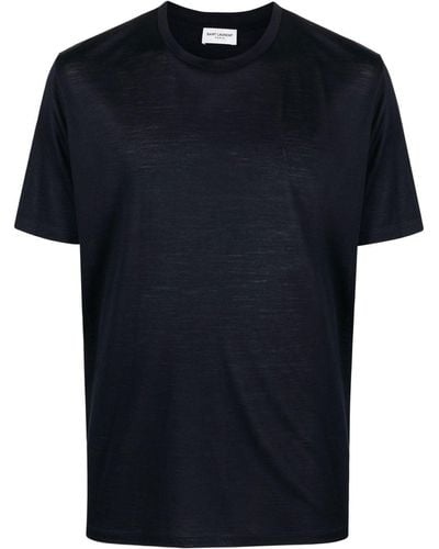 Saint Laurent クルーネック Tシャツ - ブラック