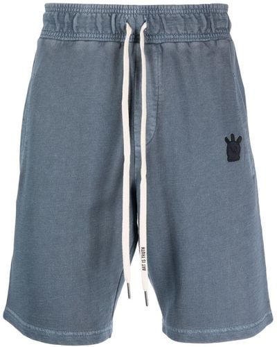 Zadig & Voltaire Party Skull Track Shorts - Blue