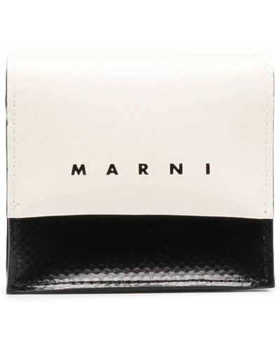 Marni Two-tone Faux-leather Airpods Case - Black