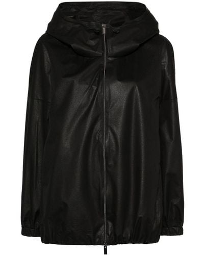 Rrd Zip-up Hooded Jacket - Black