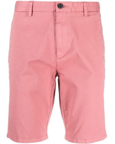 HUGO Shorts mit Logo-Patch - Pink