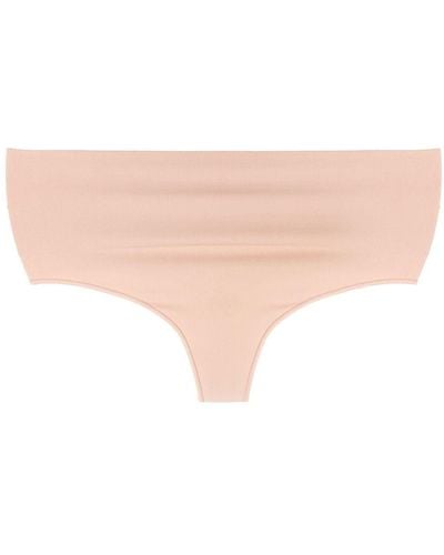Spanx String Ecocare à taille haute - Rose