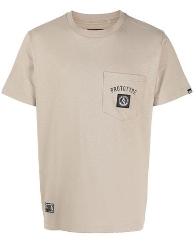 Izzue T-shirt Met Print - Wit