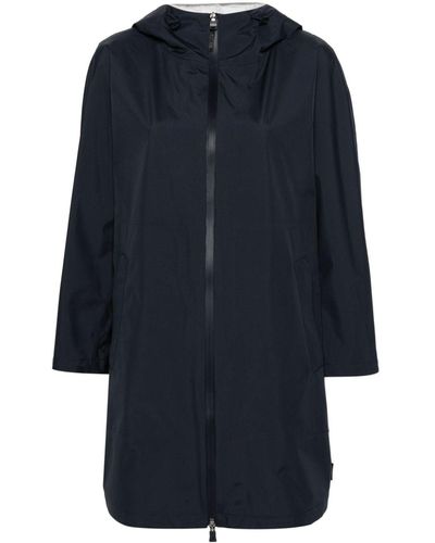 Herno Manteau zippé en taffetas - Bleu