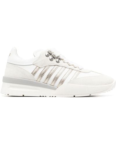 DSquared² Striped Low-top Sneakers - White