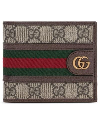 Gucci Ophidia GG-plaque Wallet - Grey