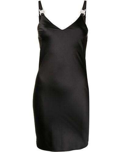 1017 ALYX 9SM V-neck Buckle-fastening Dress - Black