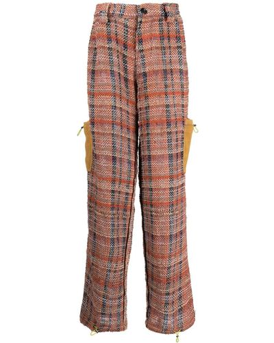 VITELLI Whipstitch Straight-leg Pants - Multicolor