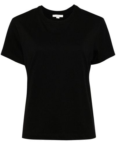 Vince T-shirt en coton à col rond - Noir