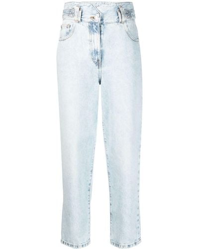 IRO Jeans crop a vita alta - Blu