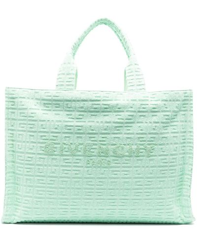 Givenchy Medium 4g Towelling-finish Tote Bag - Green